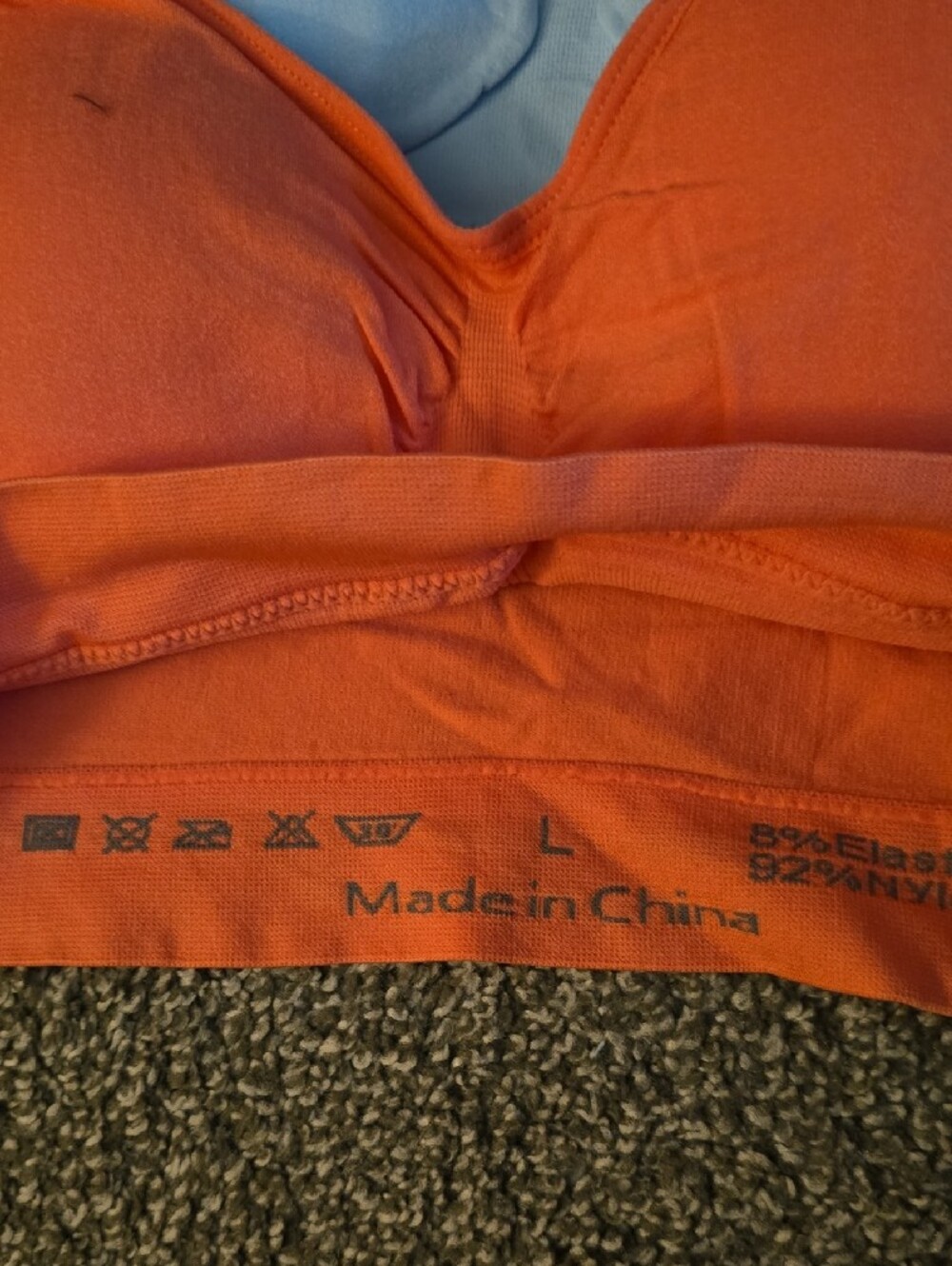 NWOT Everyday Wireless Comfort Bralette - Lavender, Orange, Light Blue, Beige - Picture 3 of 3